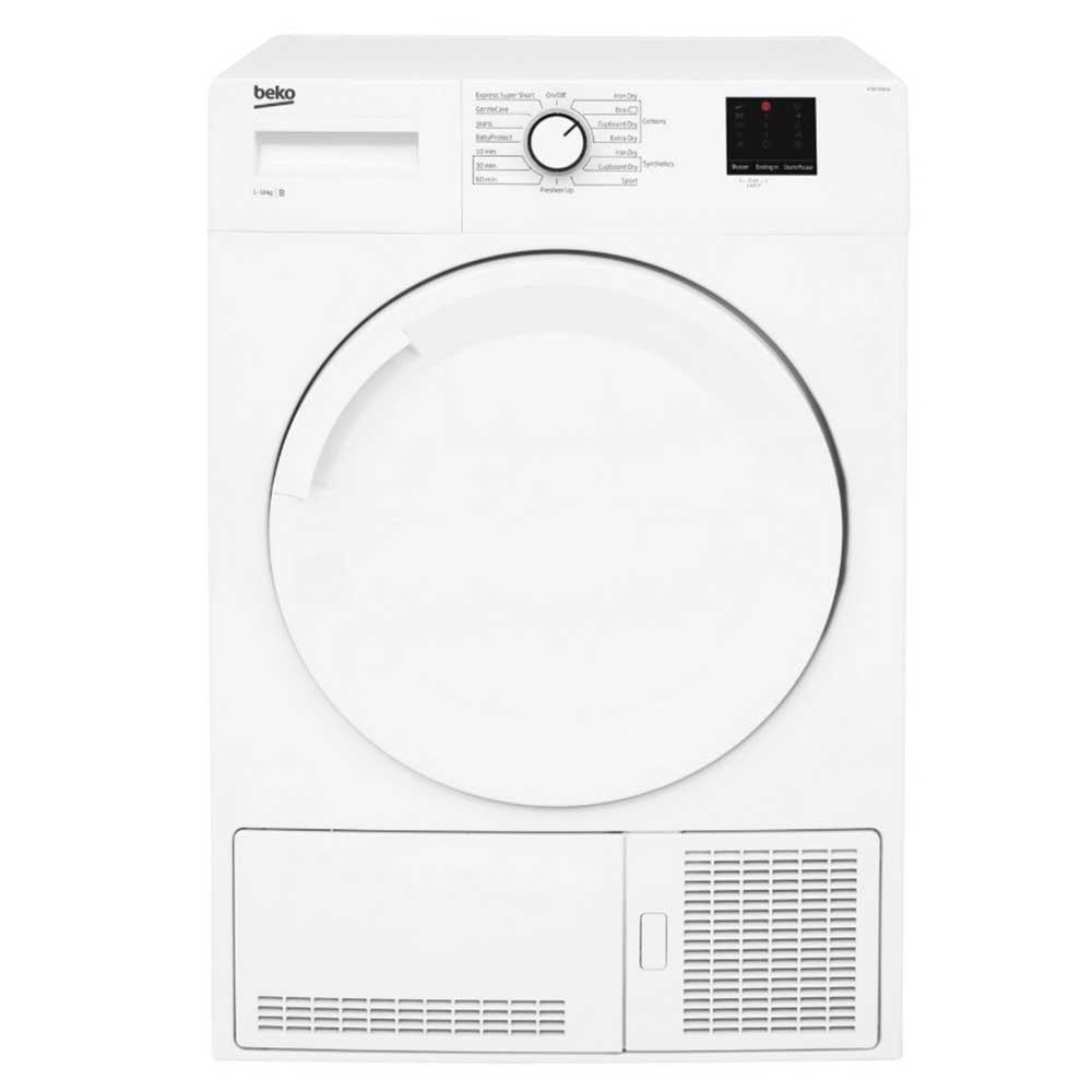 Beko DTBC10001W 10kg Condenser Tumble Dryer with Sensor Programmes - White