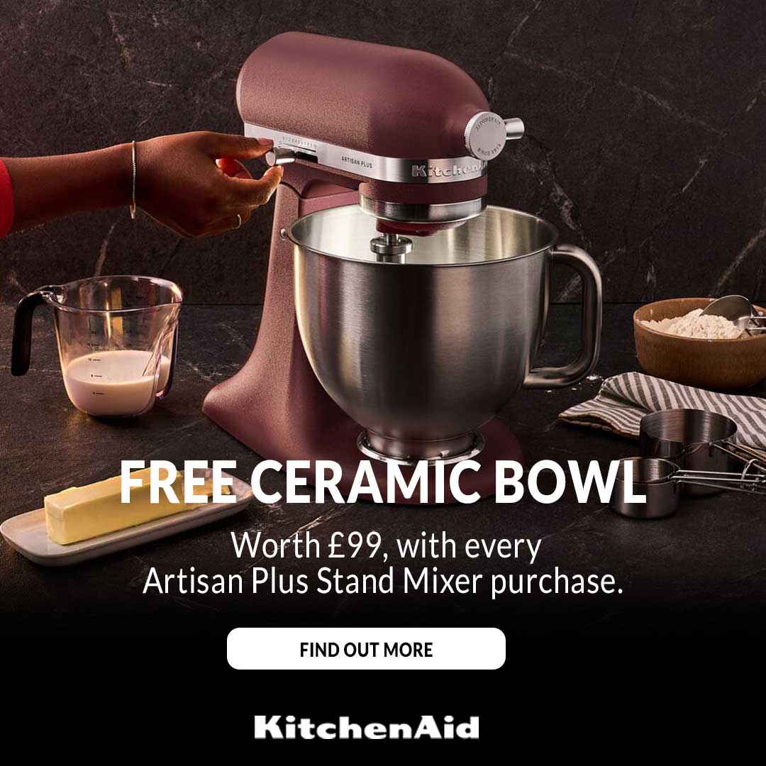 Free ceramic bowl with every kitchenaid artisan plus stand mixer purchase