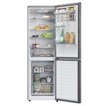Haier 2D 60 Serie 3 HDPR3618DNPK 355L Total No Frost Fridge Freezer - Stainless Steel