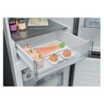 Haier 2D 60 Serie 3 HDPR3618DNPK 355L Total No Frost Fridge Freezer - Stainless Steel