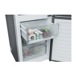 Haier 2D 60 Serie 3 HDPR3618DNPK 355L Total No Frost Fridge Freezer - Stainless Steel