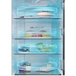Haier 2D 60 Serie 3 HDPR3618DNPK 355L Total No Frost Fridge Freezer - Stainless Steel