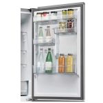 Haier 2D 60 Serie 3 HDPR3618DNPK 355L Total No Frost Fridge Freezer - Stainless Steel