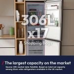 Hoover HONCQ3T518ENTK Total No Frost Fridge Freezer - Black