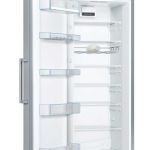 Bosch KSV36VLEP Series 4 Tall Larder Fridge, Inox-look, E Rated