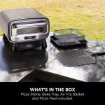 Ninja MO203UK Artisan Outdoor Pizza & Air Fry Oven with Cover - Grey