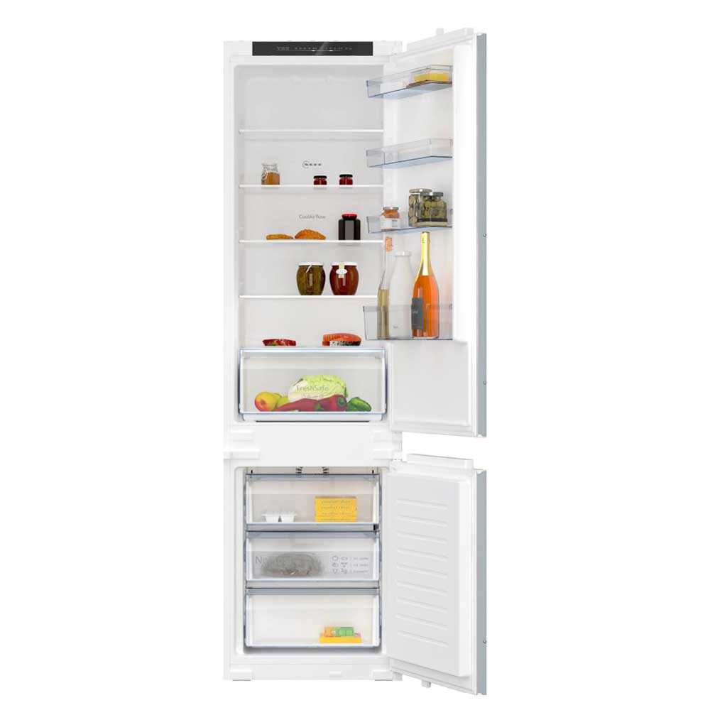 Neff KI7961SE0G N 30 Built-In Fridge-Freezer 193.5cm Tall - Sliding Hinge