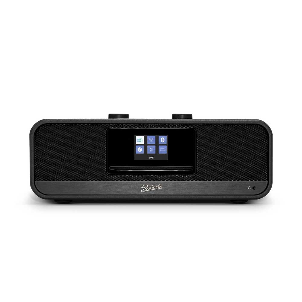Roberts Radio REVERE300BK DAB+ FM Radio CD Bluetooth Sound System - Black