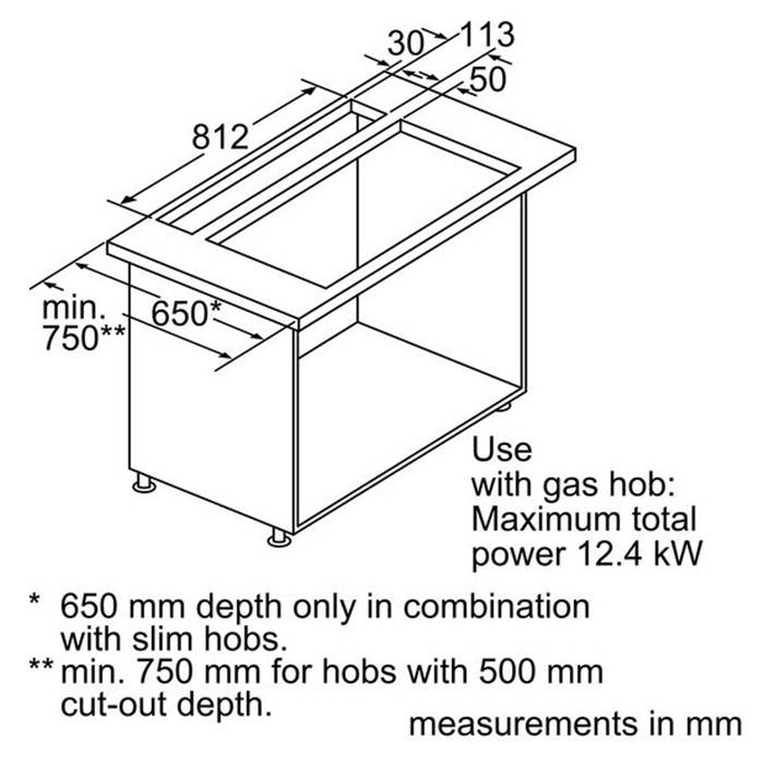 Neff I99L59N0GB 90cm Wide downdraft Extractor Gerald Giles