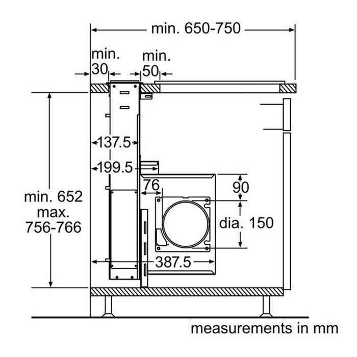 Neff I99L59N0GB 90cm Wide downdraft Extractor Gerald Giles