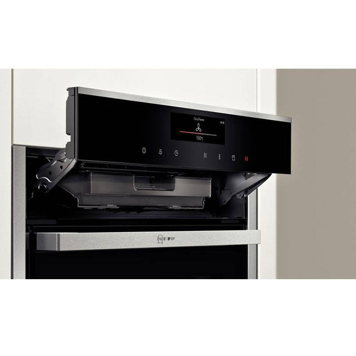 Neff B58VT68N0B CircoTherm Slide and Hide Single Pyrolytic Oven with 14 functions Gerald Giles