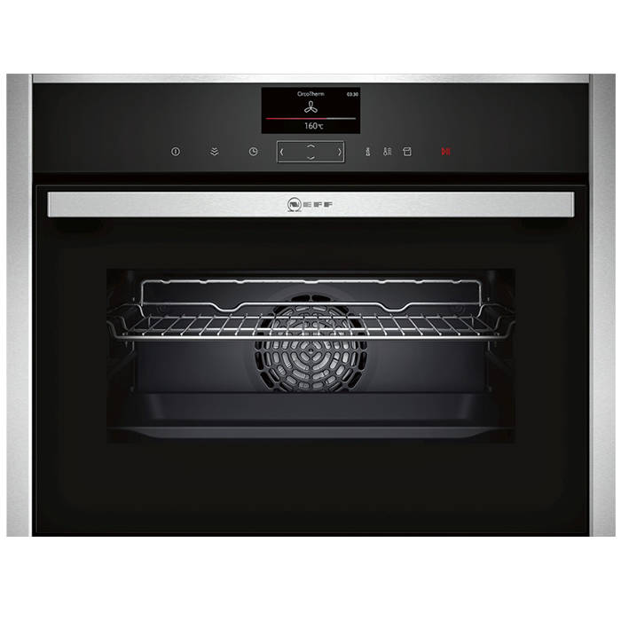 Neff C27MS22N0B Compact Microwave Combination Oven With shift controls