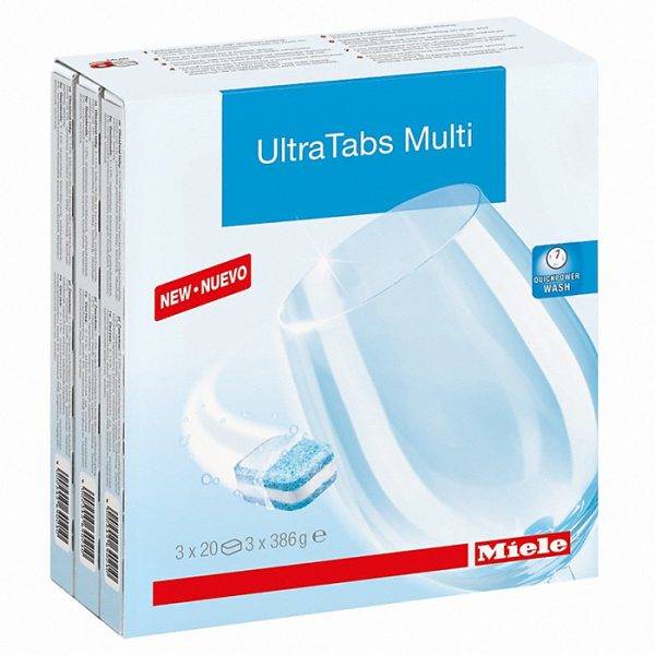 UltraTabs All in 1, 60 tabs for best cleaning results in Miele