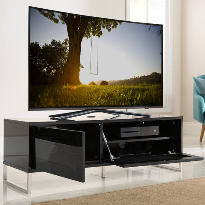 Alphason Designs Adhe1200blk Helium Tv Stand For Up To 55 Inch Alphason Designs Adhe1200blk Helium Tv Stand For Up To 55 Inch Screens Black Gloss Gerald Giles