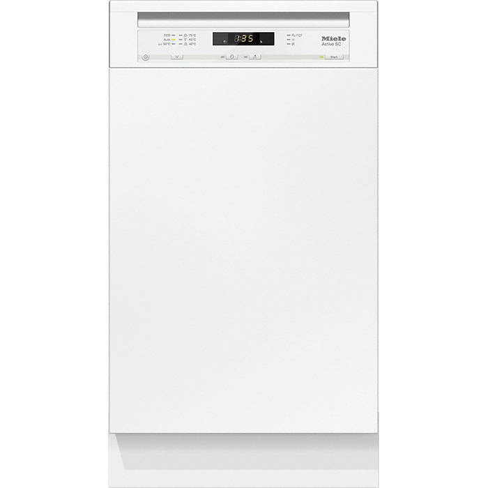 Miele G4620SCIWH Active SemiIntegrated Slimline Dishwasher 9 Place