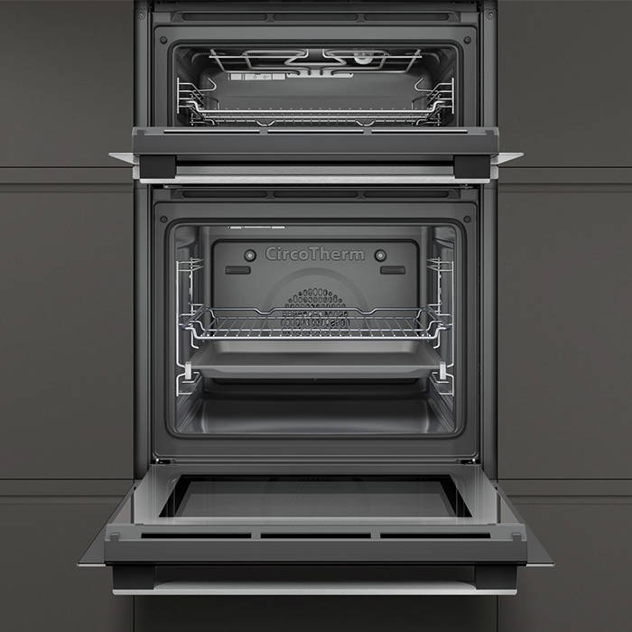 Neff U1DCC1BN0B Built in Double Electric Oven with Teloscopic Rails and CircoTherm® Gerald Giles