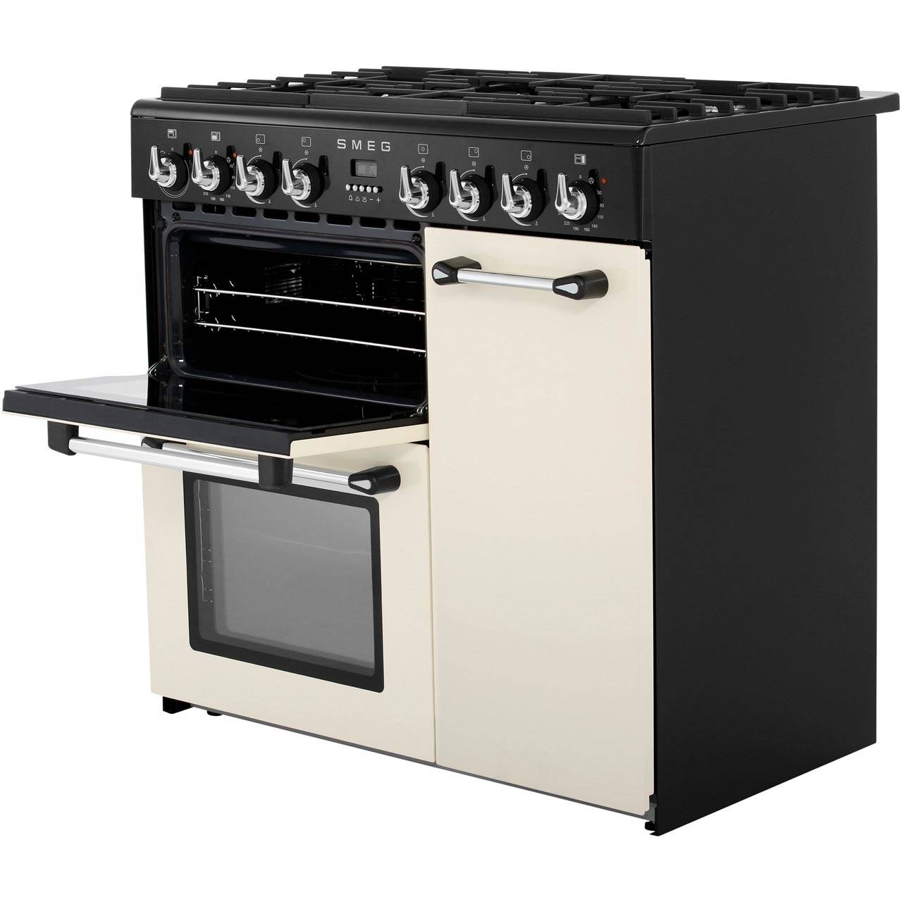 Smeg BU93P 90cm Burghley Dual Fuel 3 Cavity Range Cooker Gerald Giles