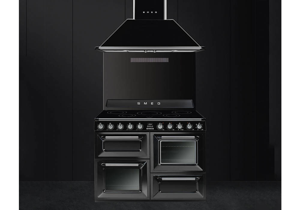 Smeg TR4110IBL 110cm Victoria Traditional Range Cooker With Induction