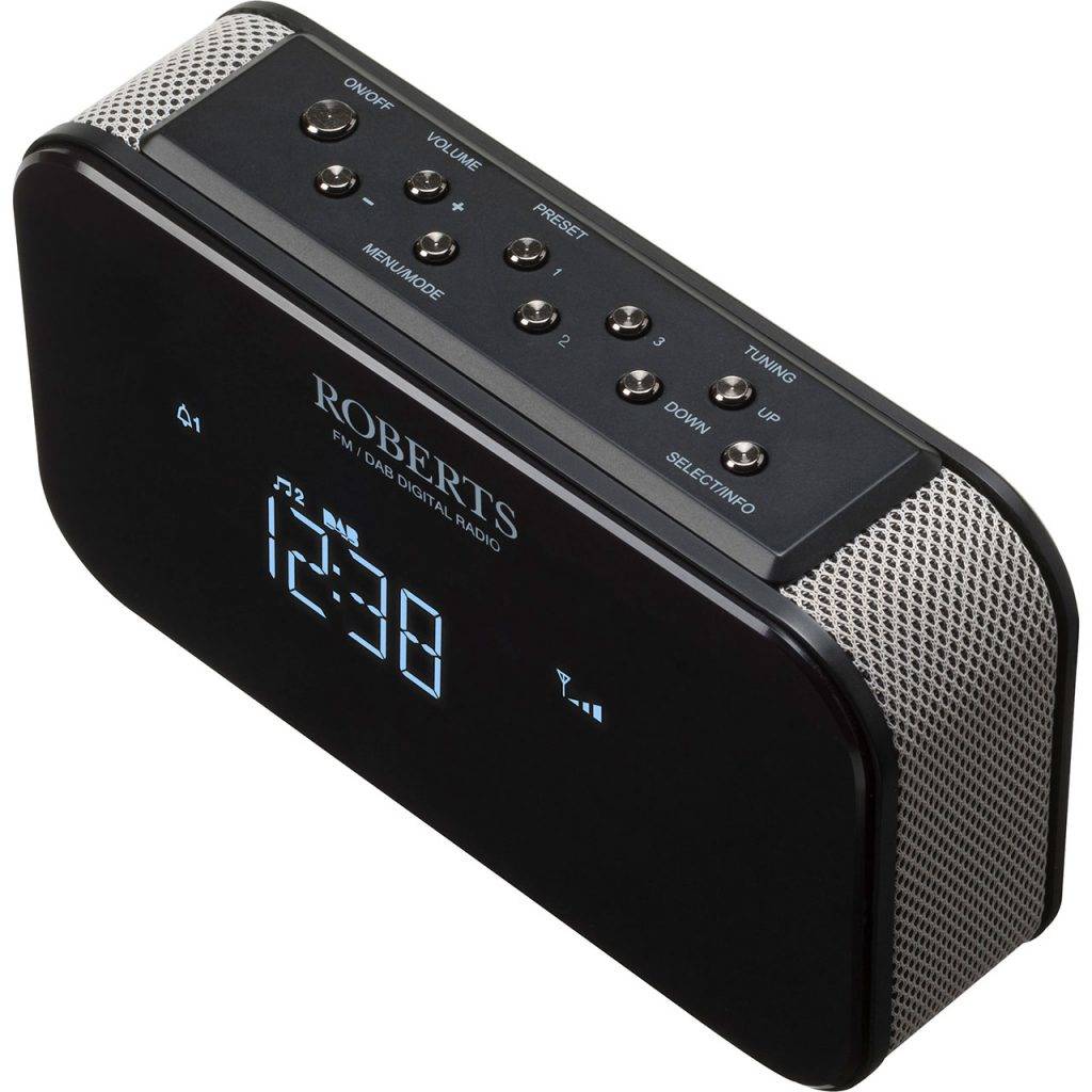 Roberts Radio ORTUS1BK Ortus DAB/DAB+/FM Alarm Clock Radio Gerald Giles