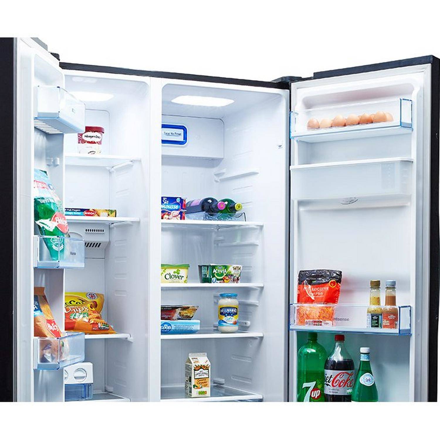 Hisense RS723N4WB1 American Style Side by Side Fridge Freezer Gerald
