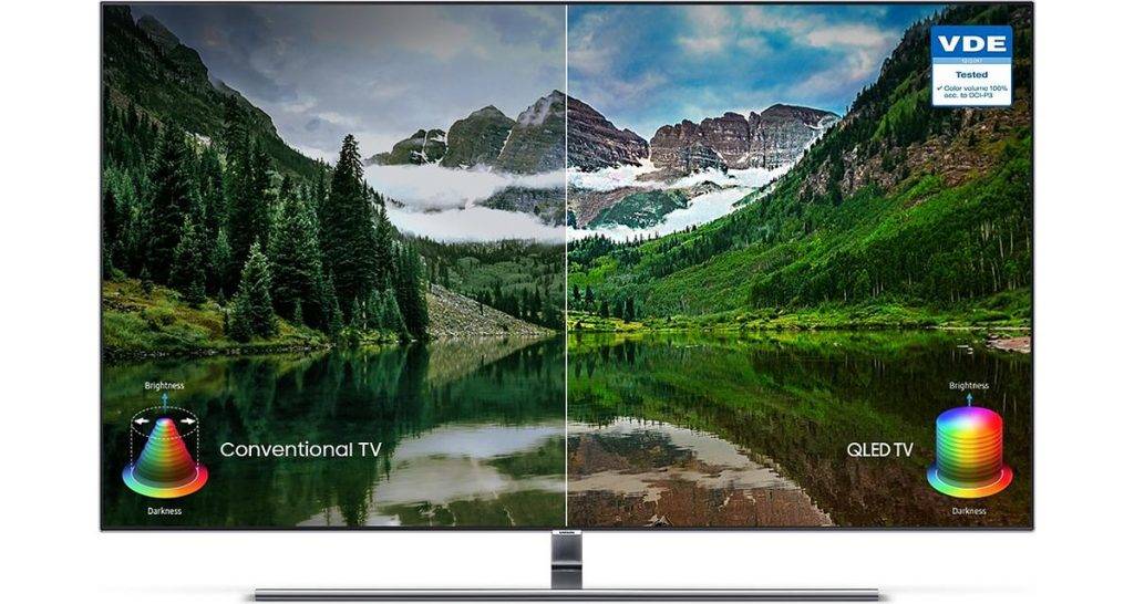 Samsung QLED vs conventional TV