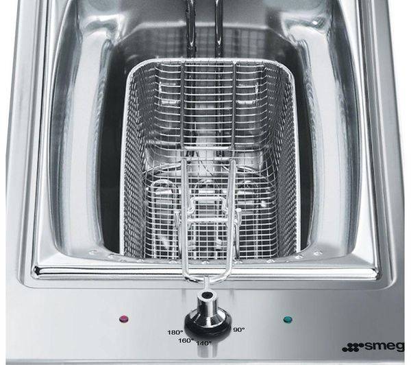 Smeg PGF30F 31cm Domino Classic Ultra Low Profile Built In Fryer