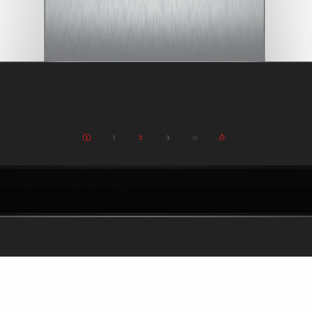 Bosch DWK67HM60B 60cm Angled Glass Chimney Extractor Hood Gerald Giles