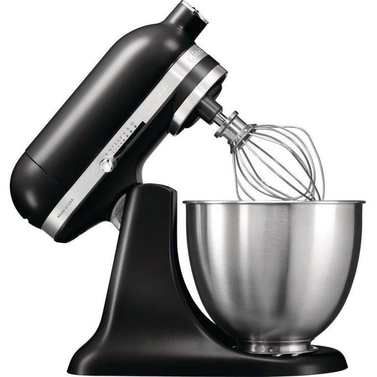 KitchenAid Mini Stand Mixer Matte Black 5KSM3311XBBM Gerald Giles