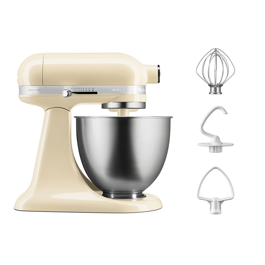 KitchenAid Mini Stand Mixer Almond Cream 5KSM3311XBAC Gerald Giles