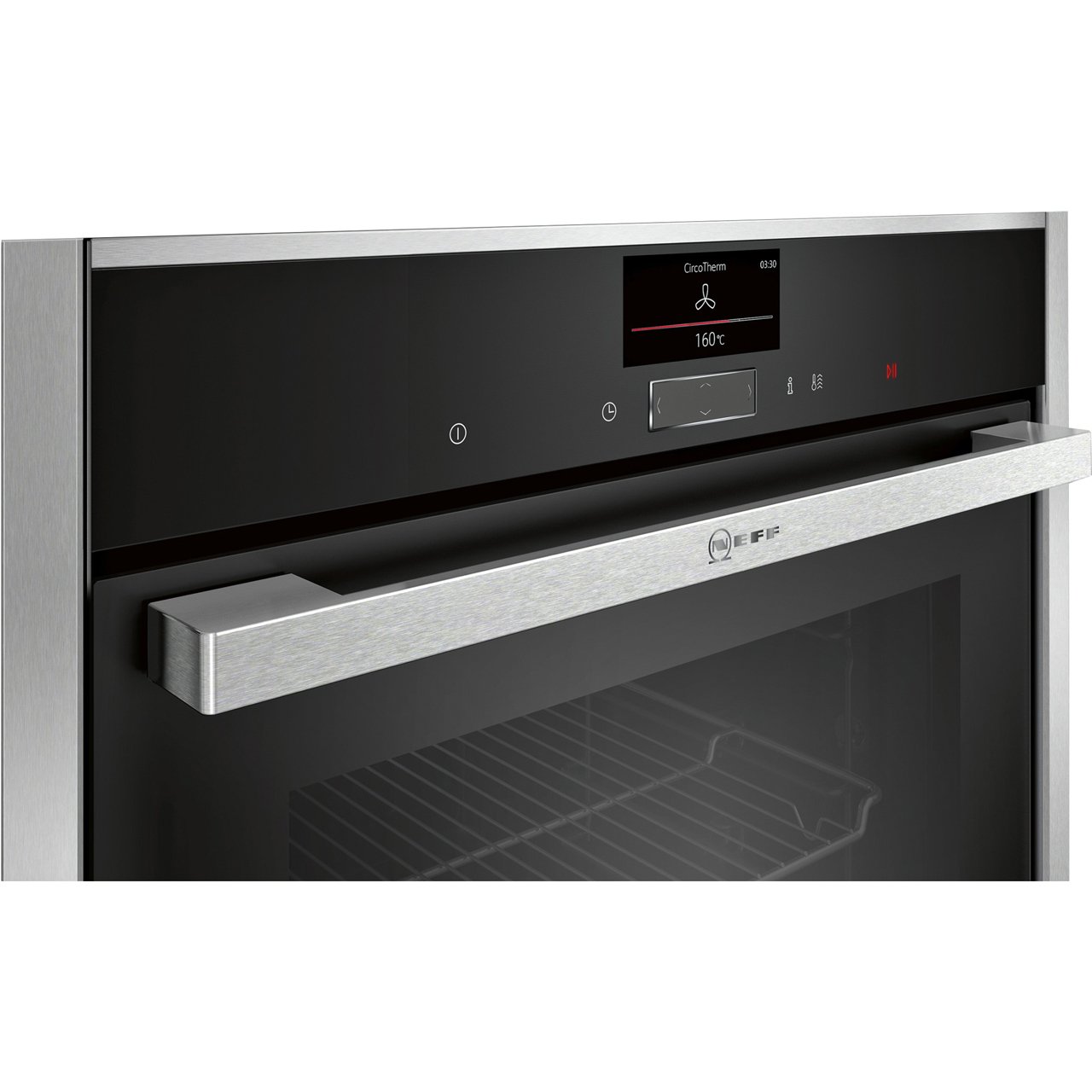 Neff C27CS22H0B Compact Builtin Pyrolytic Oven with CircoTherm and