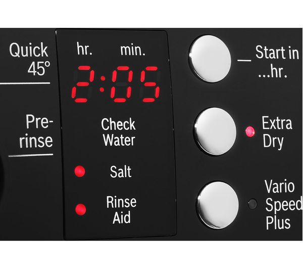 bosch sms25ab00g freestanding dishwasher black