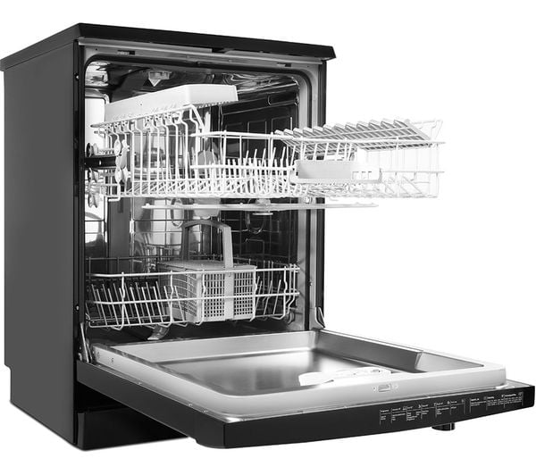 Bosch Sms25ab00g Serie 2 Freestanding Dishwasher Black Gerald