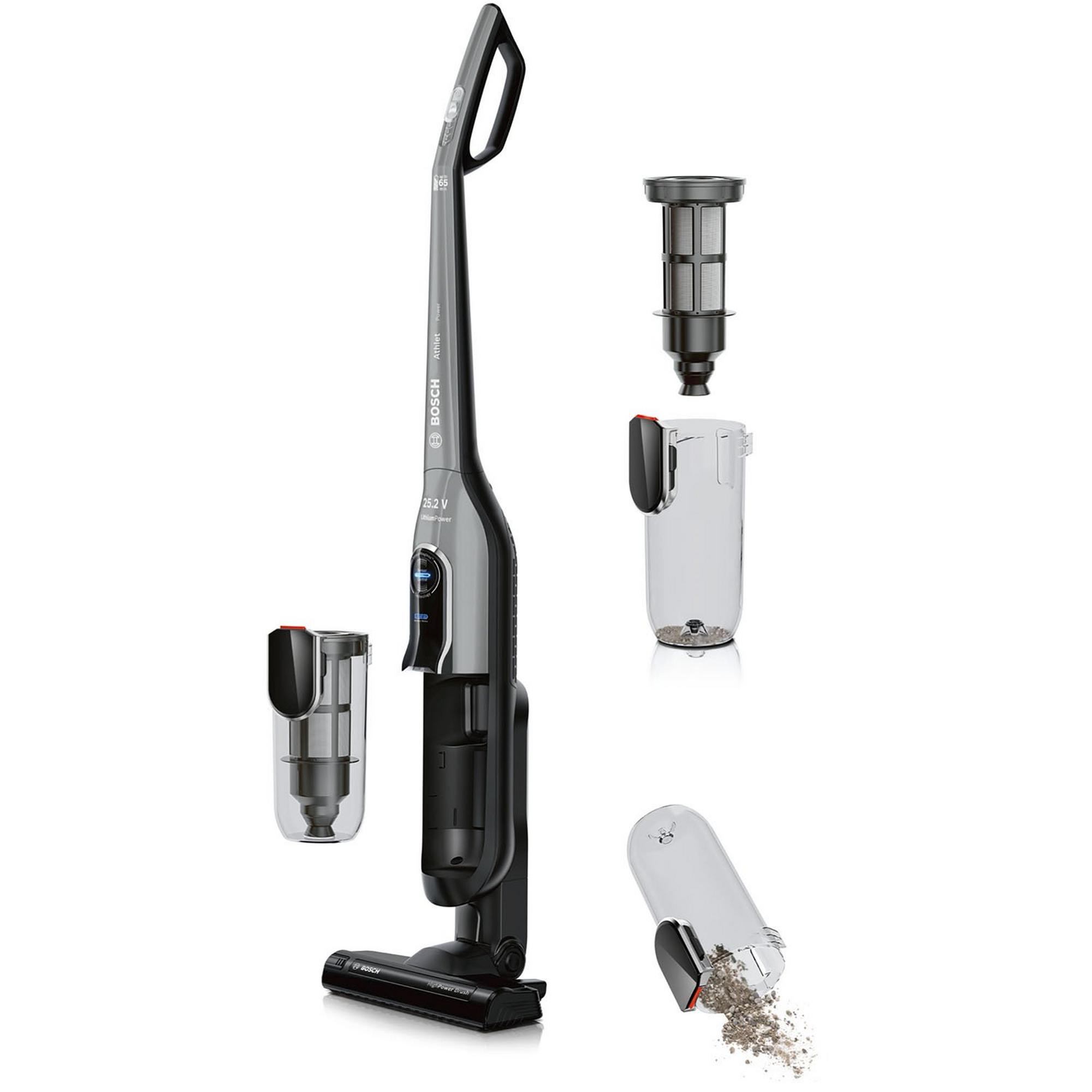 Bosch BBH65KITGB Athlet Cordless Vacuum Cleaner with tools Silver