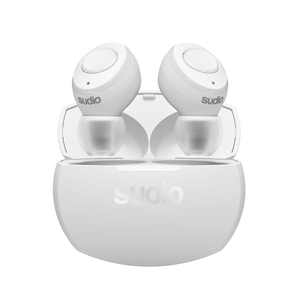 Sudio Tolv R Bluetooth In-Ear Headphones - White - Gerald Giles