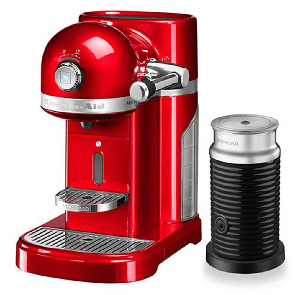 KitchenAid 5KES0504BER Artisan Nespresso Coffee Machine with Aeroccino