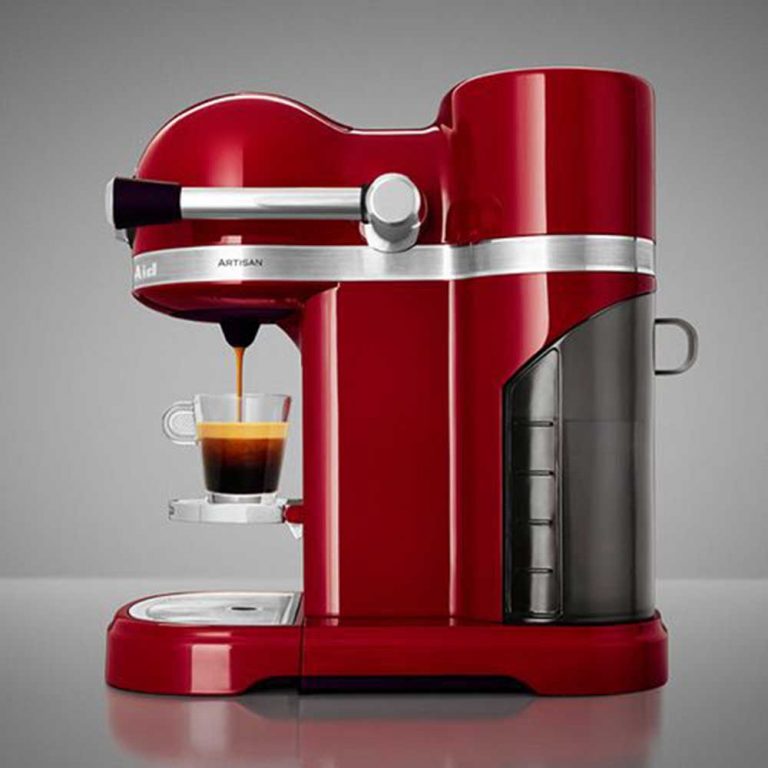 kitchenaid nespresso red