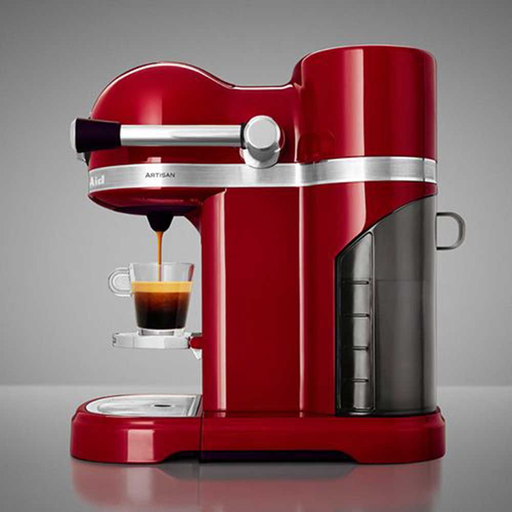 KitchenAid 5KES0504BER Artisan Nespresso Coffee Machine with Aeroccino