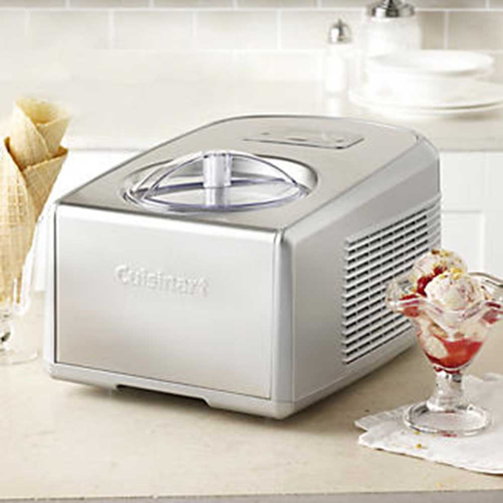 Cuisinart ICE100BCU Professional Gelato and Ice Cream Maker Silver