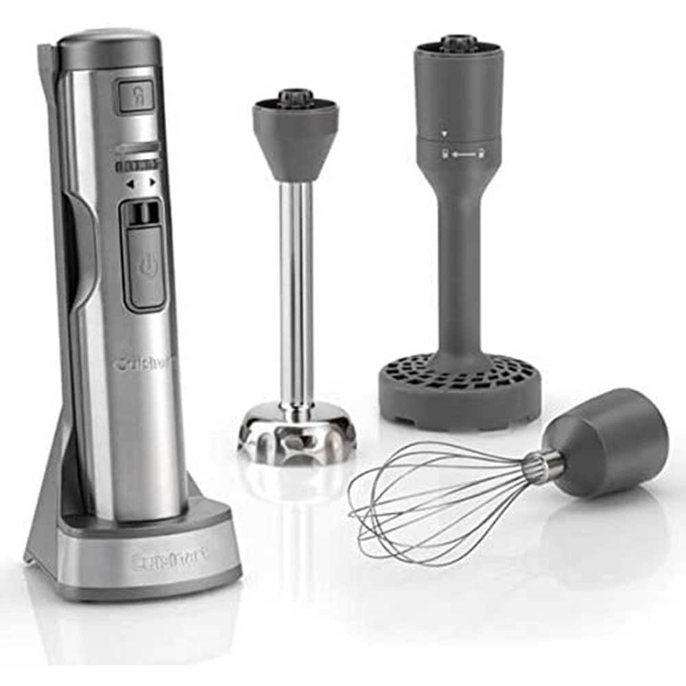 Cuisinart CSB300U 3 in 1 Cordless Hand Blender Silver Gerald Giles