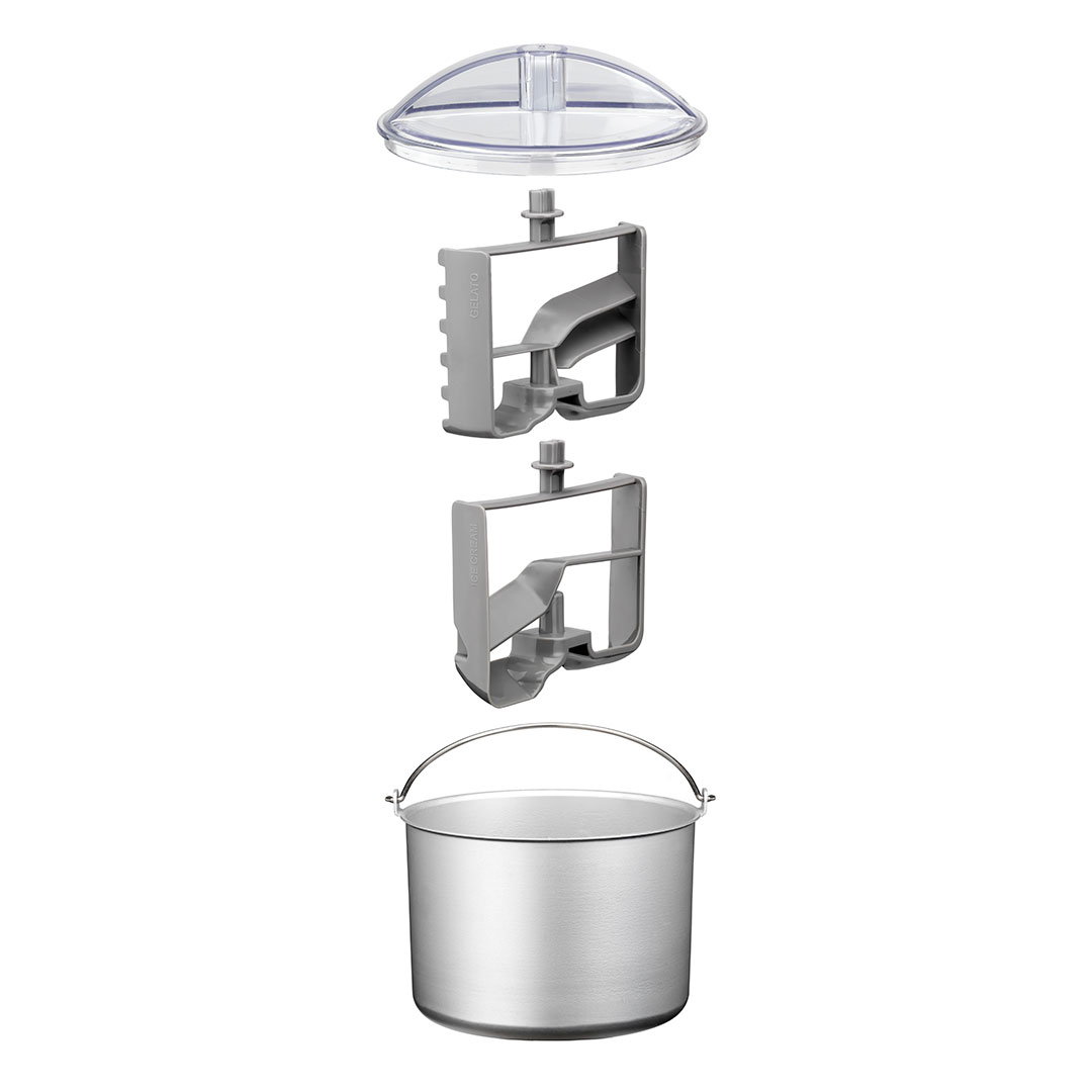 Cuisinart ICE100BCU Professional Gelato and Ice Cream Maker Silver