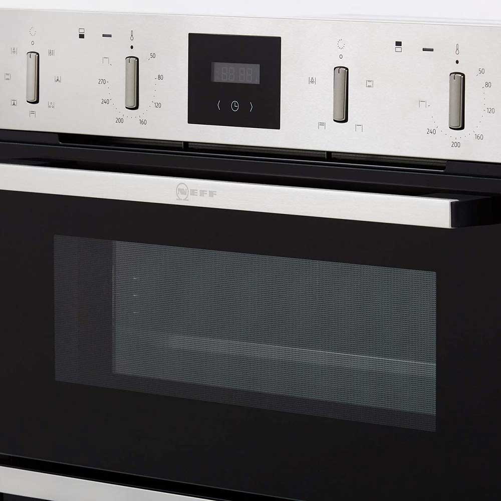 neff u1gcc0an0b built in double electric oven black