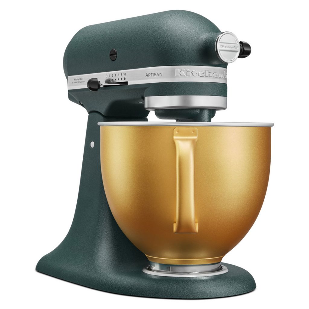 KitchenAid Artisan Stand Mixer Limited Edition Pebble Palm & Gold