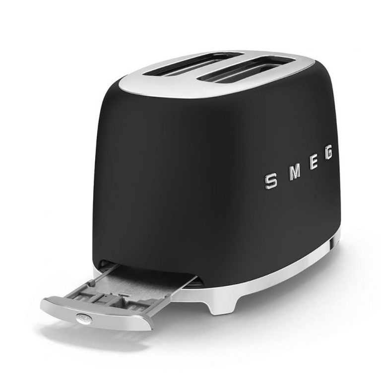 Smeg TSF01BLMUK 2 Slice Toaster Matte Black Gerald Giles